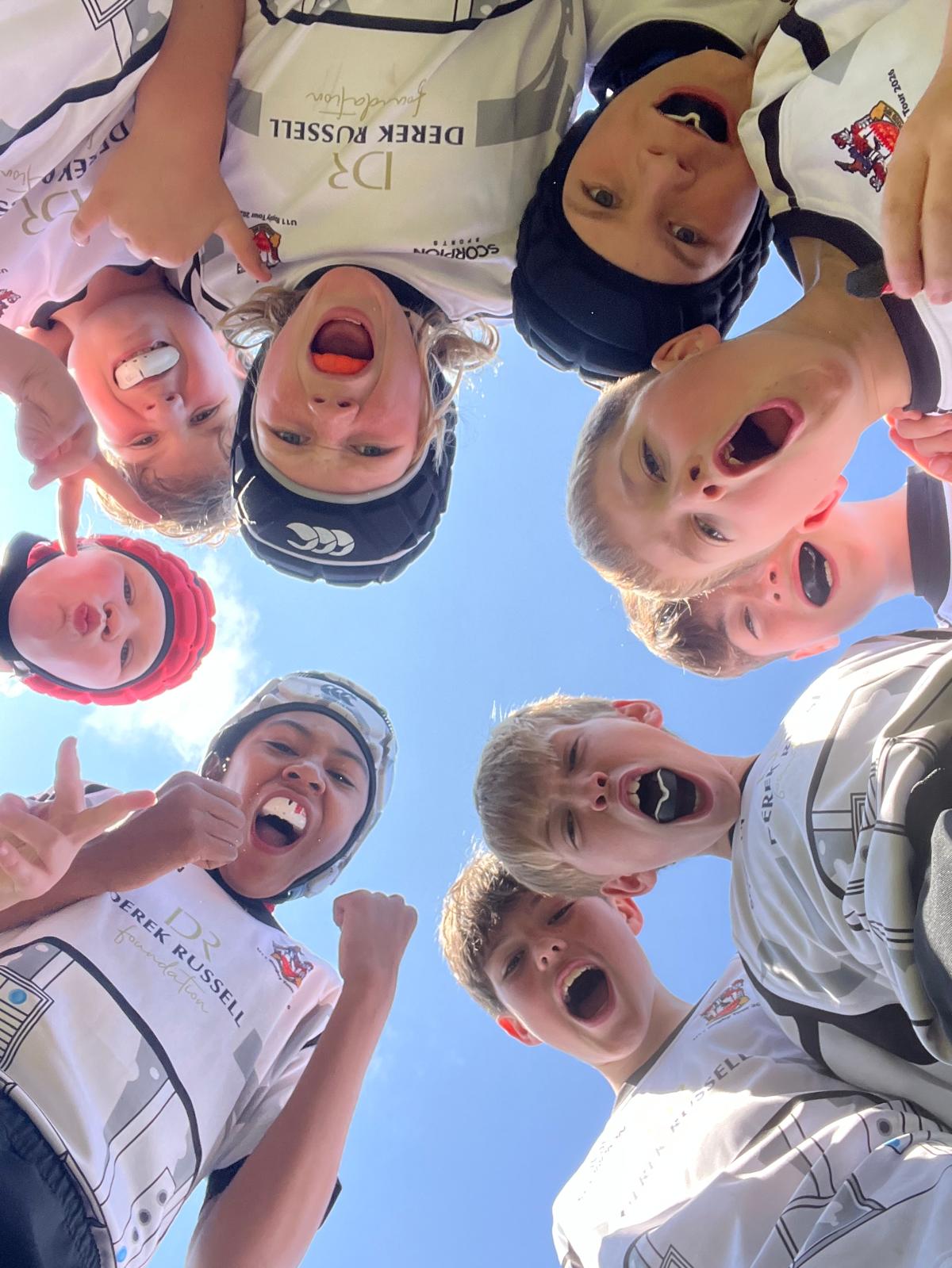 Children playing sports